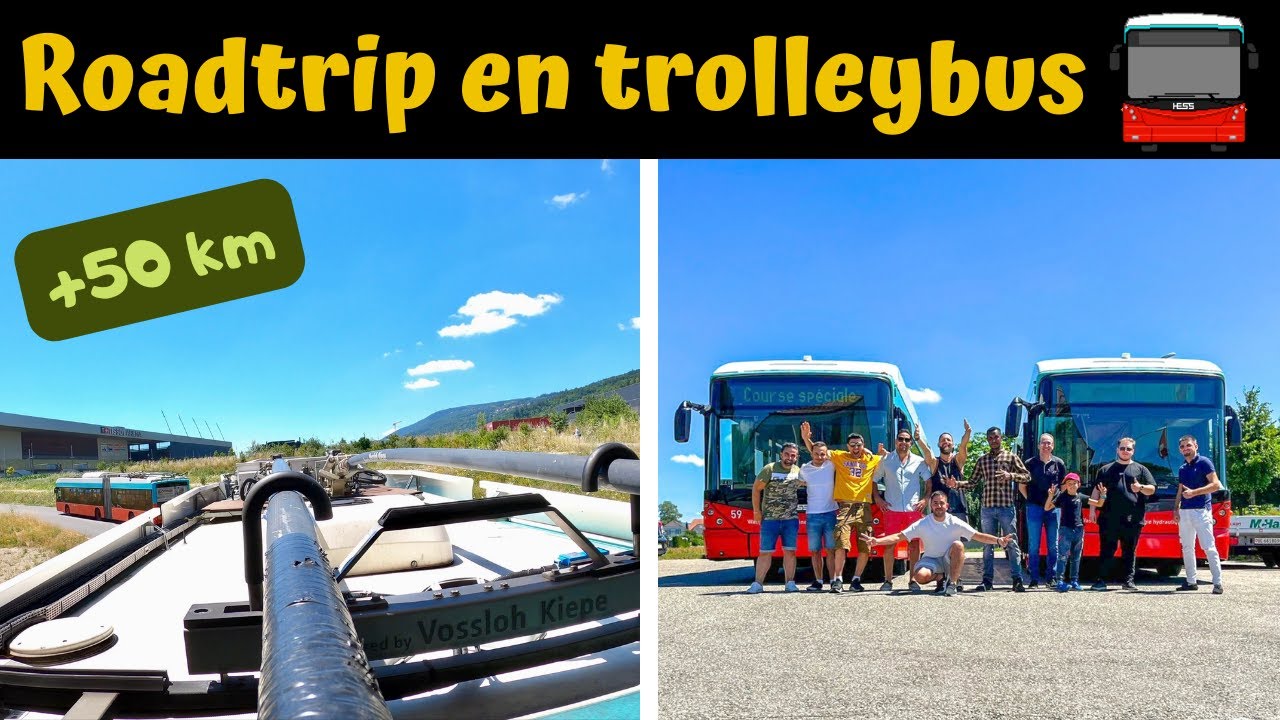 🚎 Vue des perches : Course spéciale de Bienne jusqu'à la Carrosserie Hess à Bellach