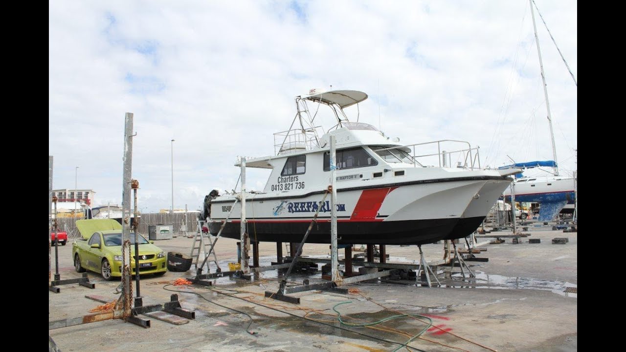 Mackay Marina Shipyard,  Charter boat Raptor II Refit