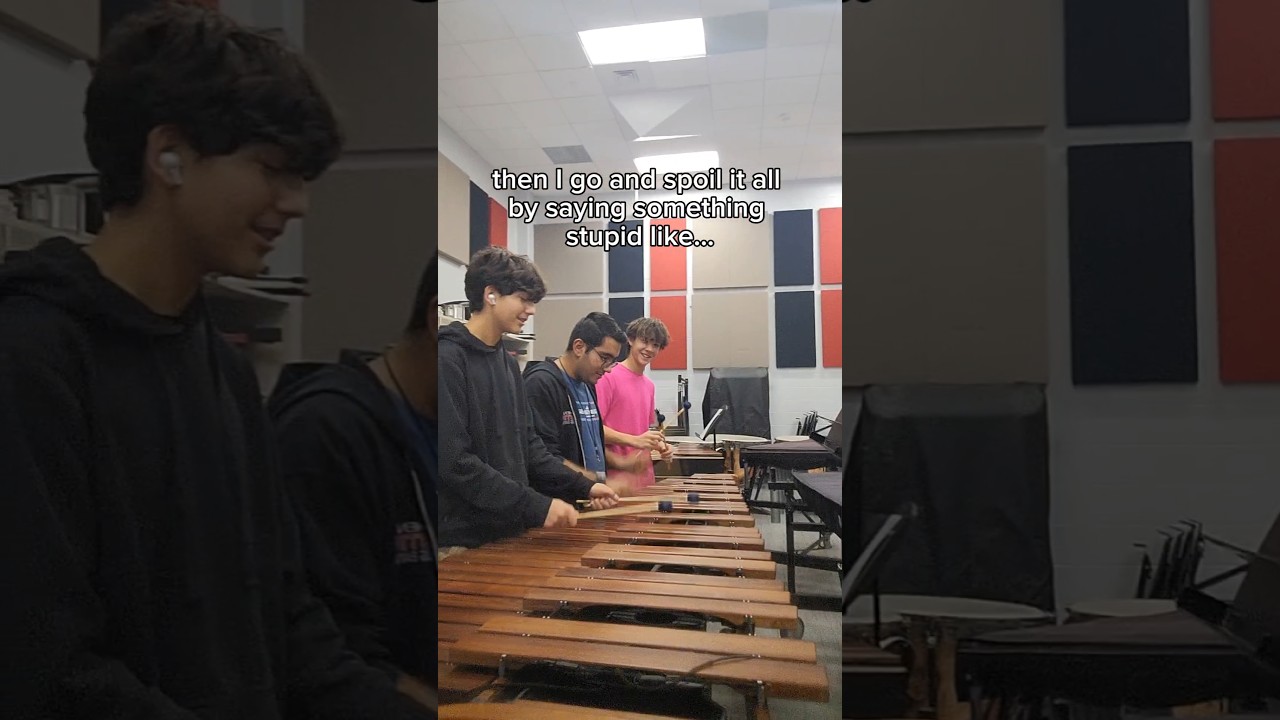 yOuR phOne LiNginG #meme #highschoolvlog#band #percussion #band