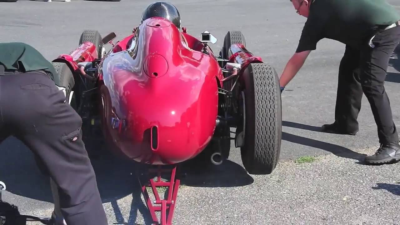 Lancia D50 Thompson CT Vintage festival 2016 magnificent auditory delight