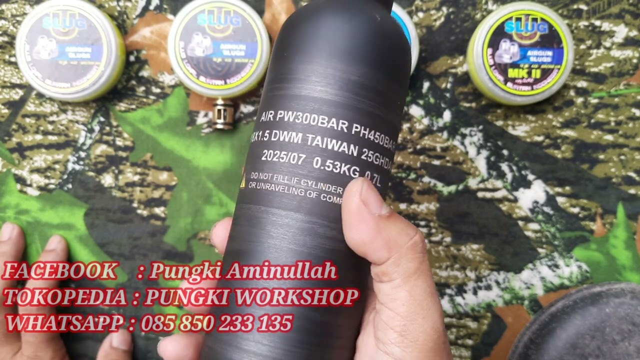 Tabung Carbon Composite DWM 700CC drat m18