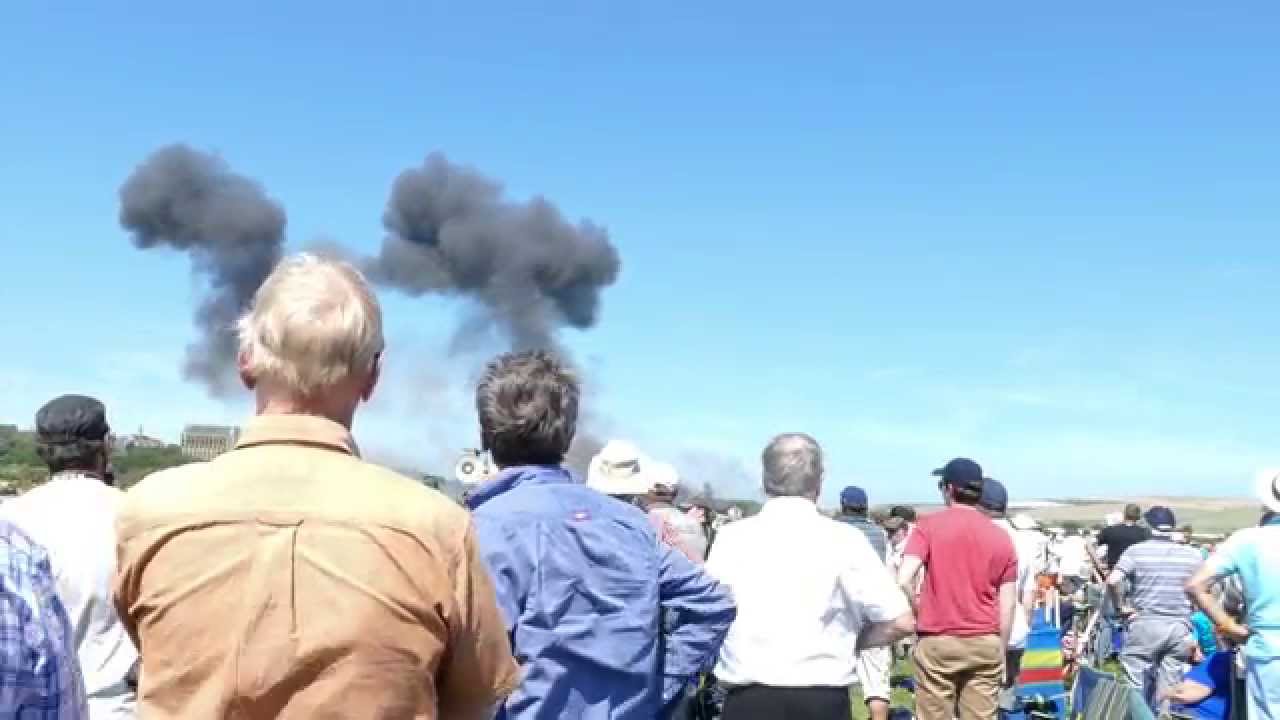 Shoreham Airshow Hawker Hunter Crash