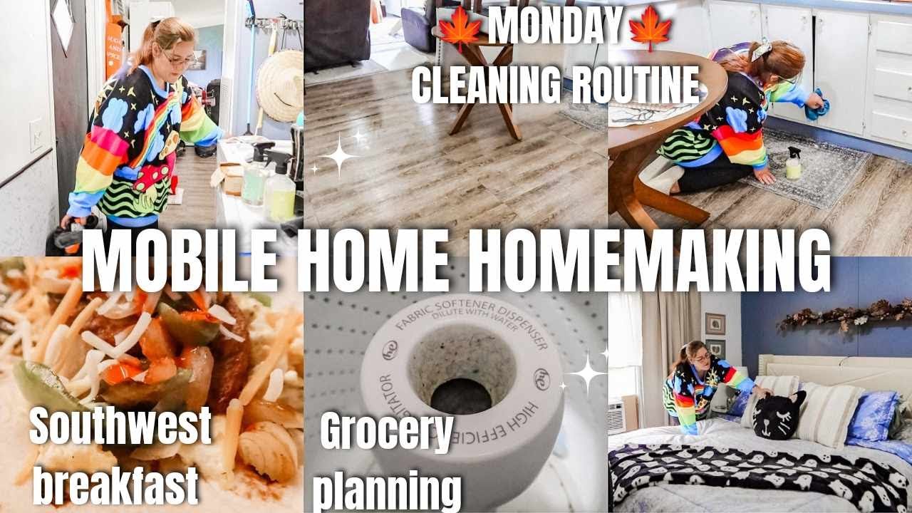 FALL MOBILE HOME HOMEMAKING | KITCHEN RESET WITH ME | CLEANING MOTIVATION | KIMI COPE