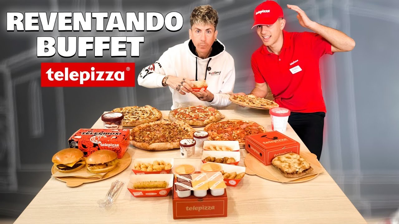 REVENTANDO el BUFFET de TELEPIZZA *AS&Iacute; REACCIONA EL TRABAJADOR