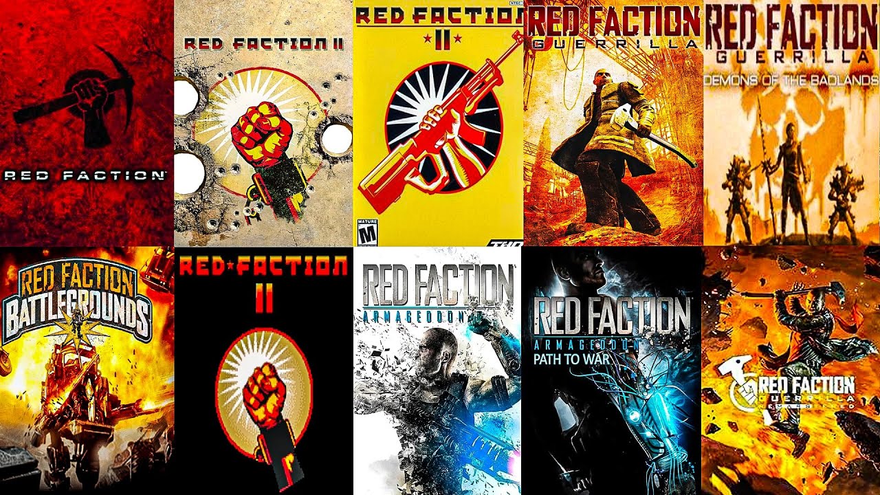 The Evolution of RED FACTION Games (2001-2018)