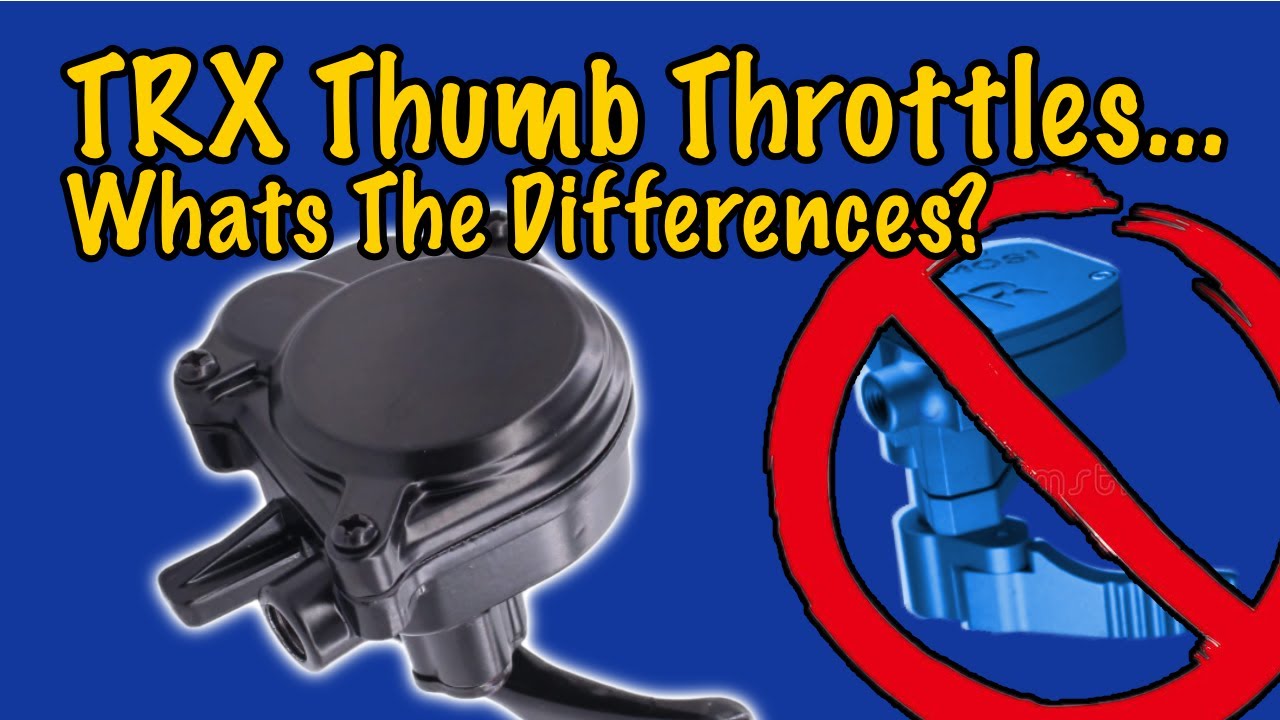 TRX 90 Thumb Throttle Upgrade