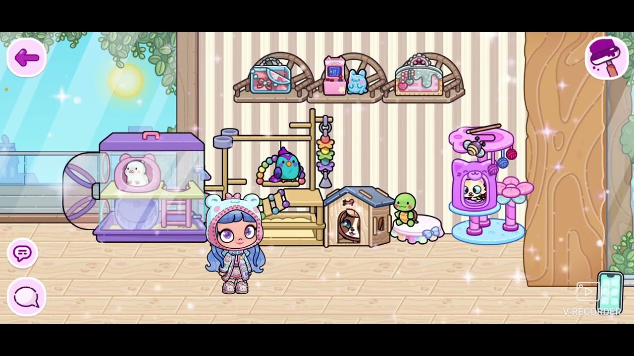 Minha casa no Avatar World 🩵💜