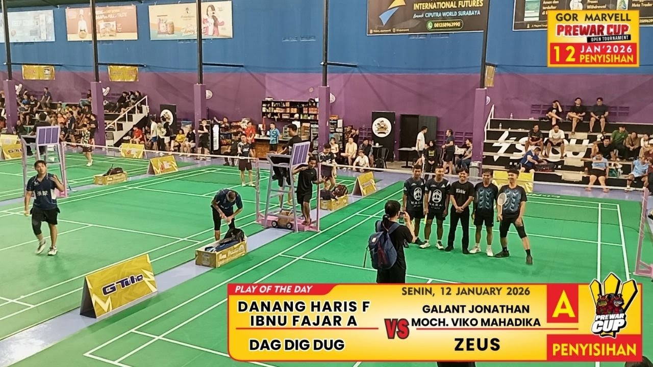PREWAR CUP 2026 CLASS A | DANANG HARIS + IBNU FAJAR (DAG DIG DUG) VS GALANT + VIKO MAHADIKA (ZEUS)