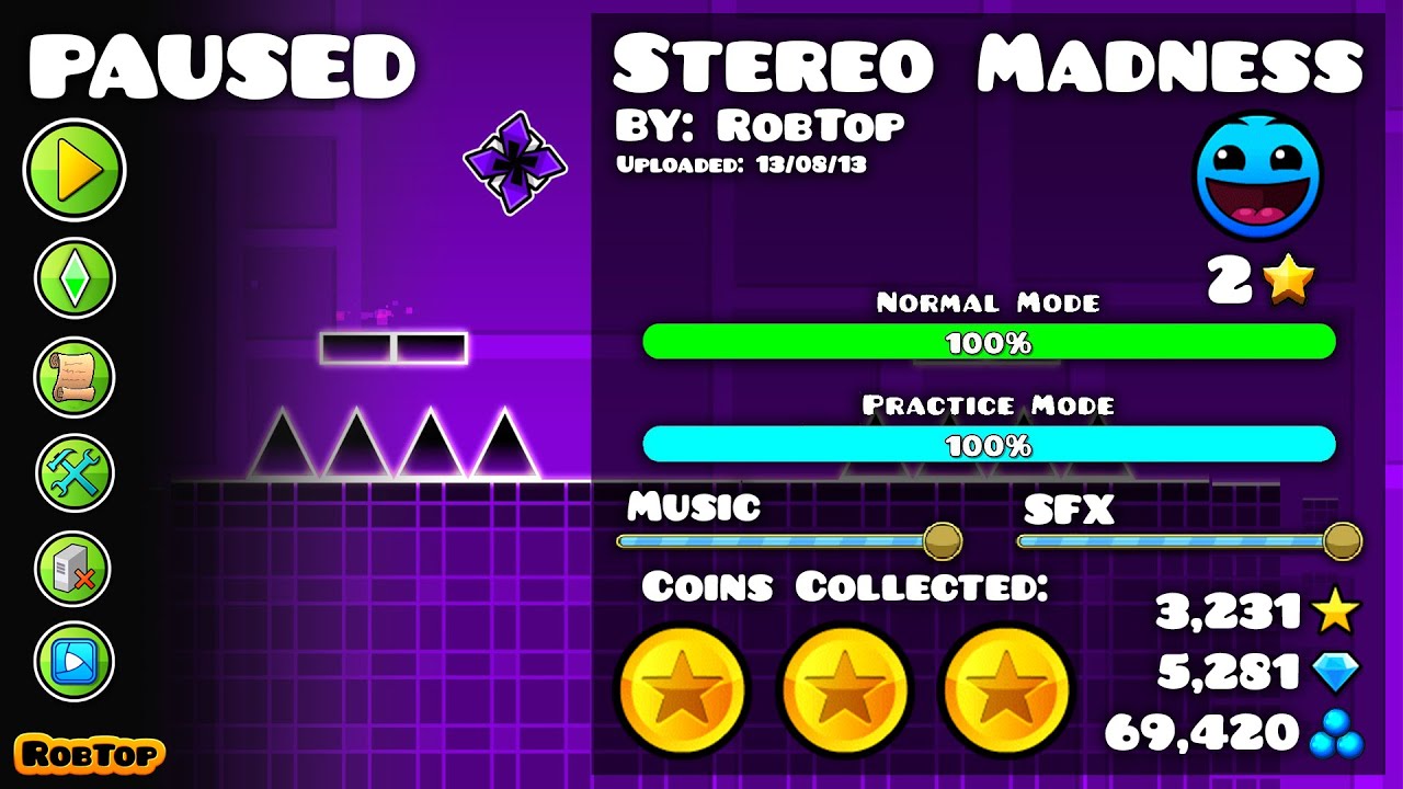 Redesigning Geometry Dash menus because RobTop won't