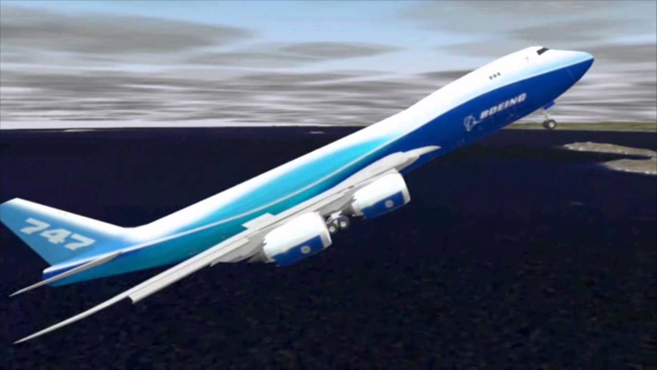 Boeing 747-8F goes on roller coaster flight