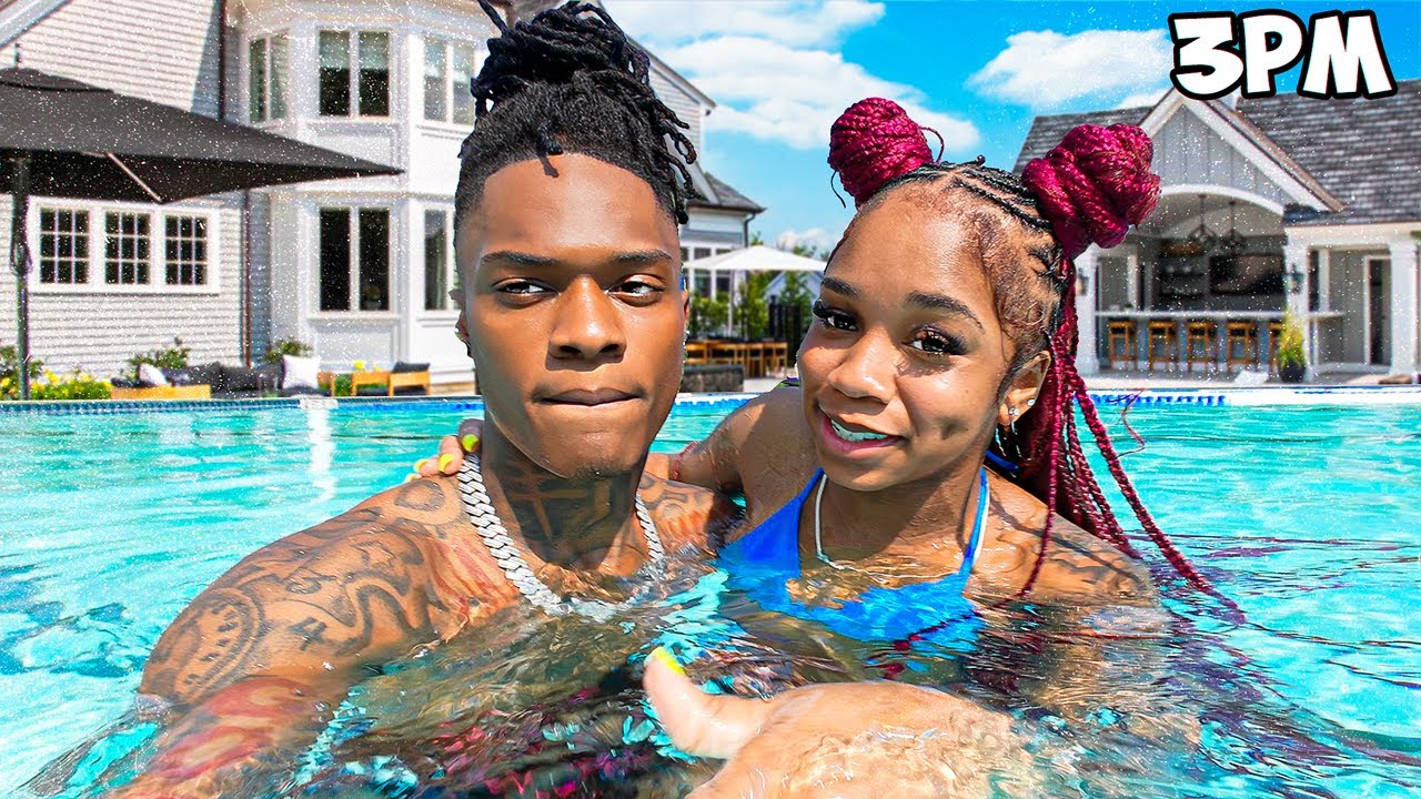 BEING CLINGY TO MAGIC WHILE ON A POOL DATE🩷
