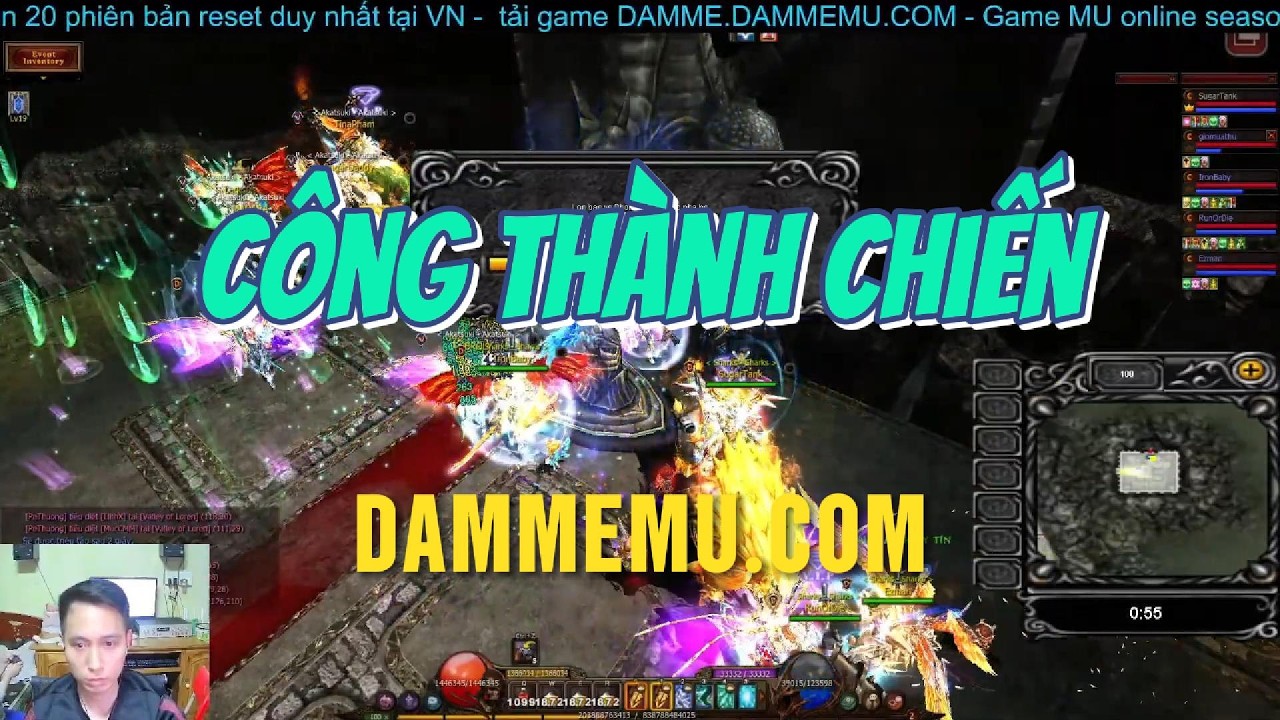 10 phút lấy thành đầy gay cấn - Công Thành Chiến - dammemu.com #gamemuonline #muonline #muonliness20