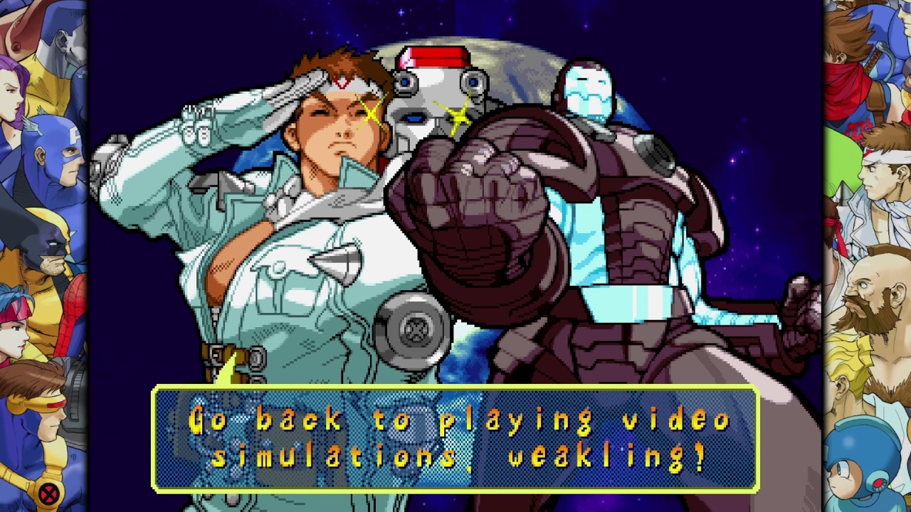 Marvel VS Capcom 1 - Jin/War Machine - 8 Star Difficulty Playthrough