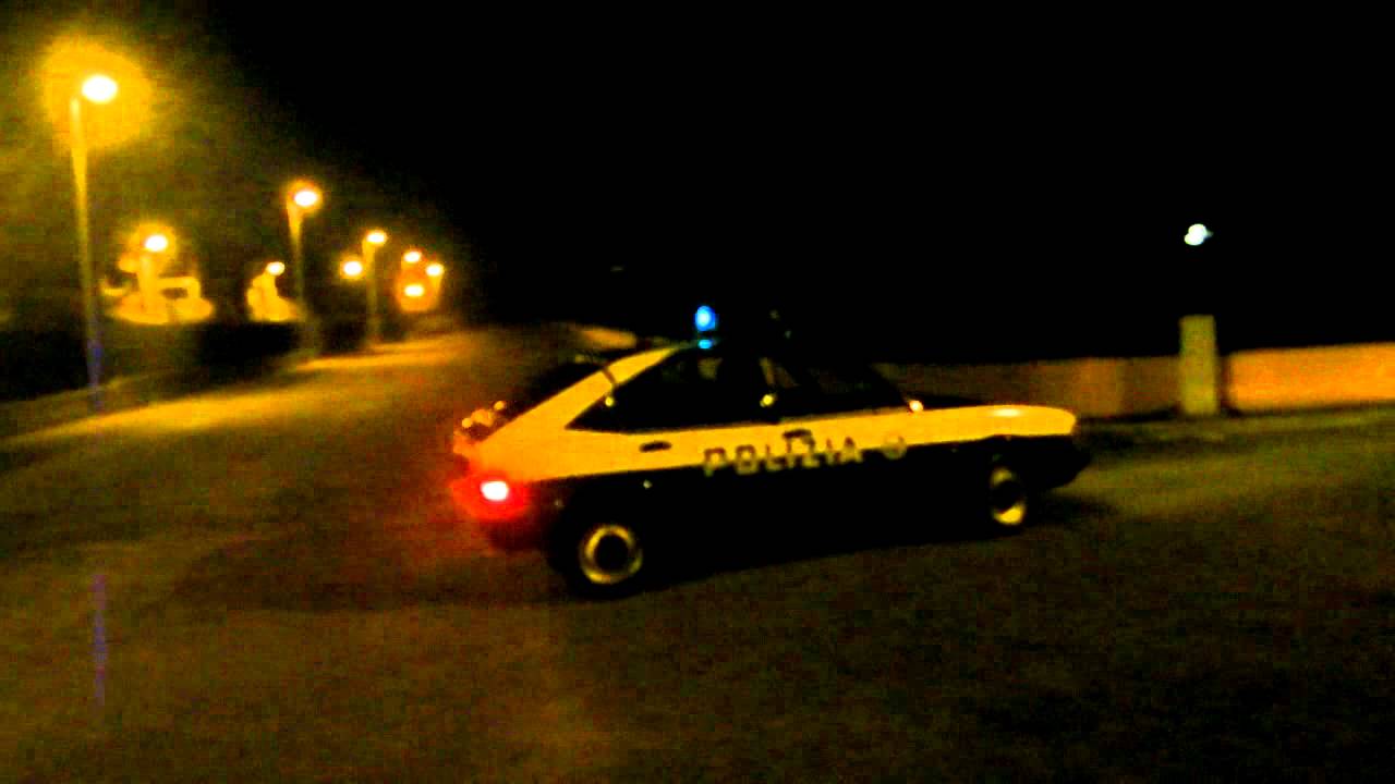 Alfa Sud Polizia 1980 appena restaurata