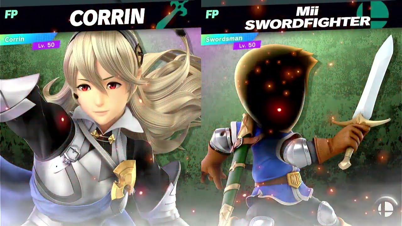 Super Smash Bros Ultimate Amiibo Fights Corrin vs the World #50 vs Swordfighter