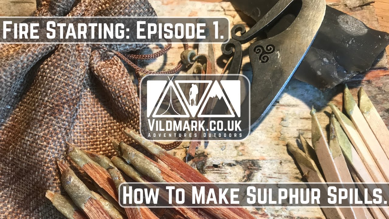 Fire starting | how to make sulphur matches