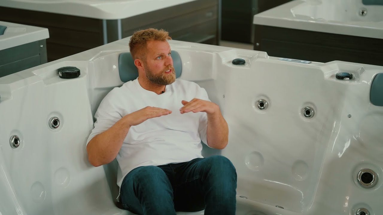 Infinitas Outdoor Whirlpool Blueline 500 // 5 Personen Aussenwhirlpool mit ALLEN EXTRAS!