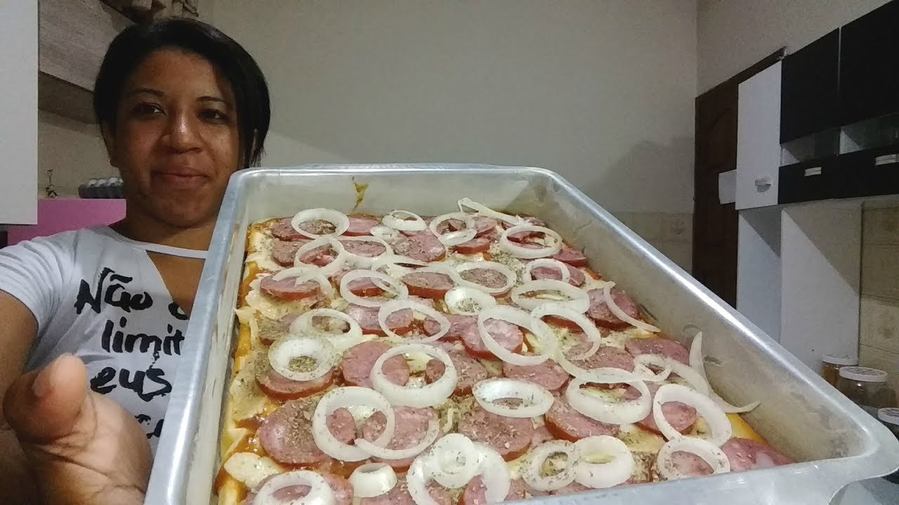 LANCHINHO IMPROVISADO/PIZZA DE LIQUIDIFICADOR