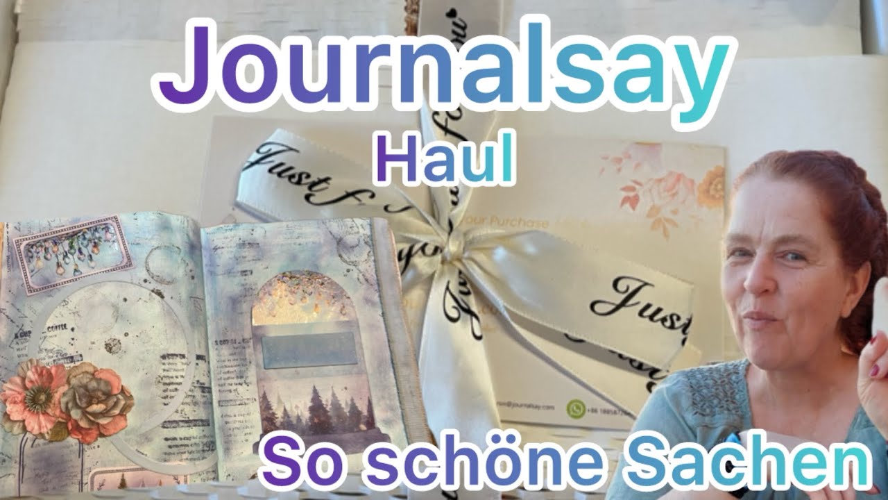 JournalSay ❤️ Stationery Haul 🍁| Stickers, Washi Tape, Papier, Stempel  ❤️ Rabattcode für Euch