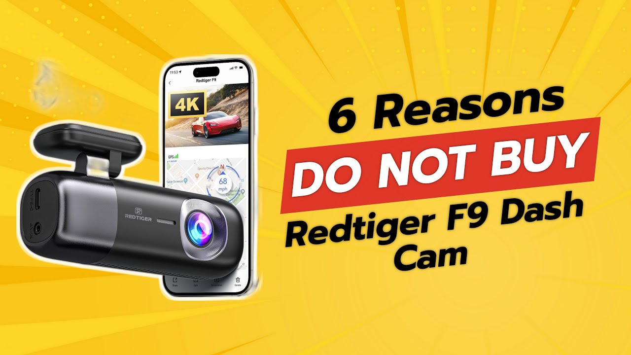 НЕ ПОКУПАЙТЕ ВИДЕОРЕГИСТРАТОР REDTIGER F9, ПОКА НЕ ПОСМОТРИТЕ ЭТО ВИДЕО! 🚗💥 (6 причин)