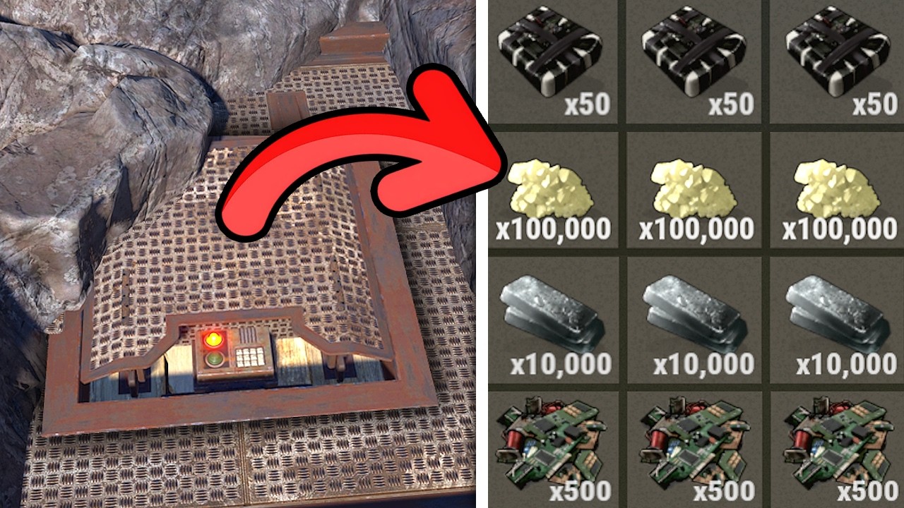 We Found a Clans SECRET Ladder Hatch FULL OF LOOT! | Rust
