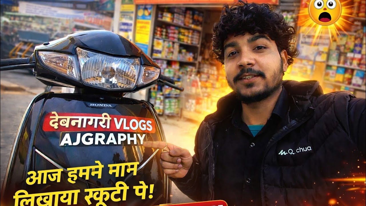 Devanagari VLOGS Scooty Look Reveal 😱#Modified 