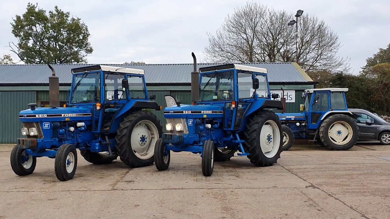 Classic FORD 6610 & FORD 5610 Tractors with AP CAB and very low hours!
