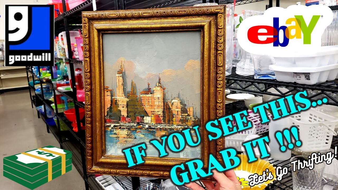 Got it for $2 at GOODWILL / THRIFT WITH ME 4 Ebay Resale / ANTIQUE BOOTH a BIG HIT / Thrifting Vegas