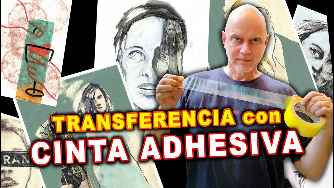 TRANSFERENCIA con CINTA ADHESIVA 🎨 Paso a Paso | ARTE