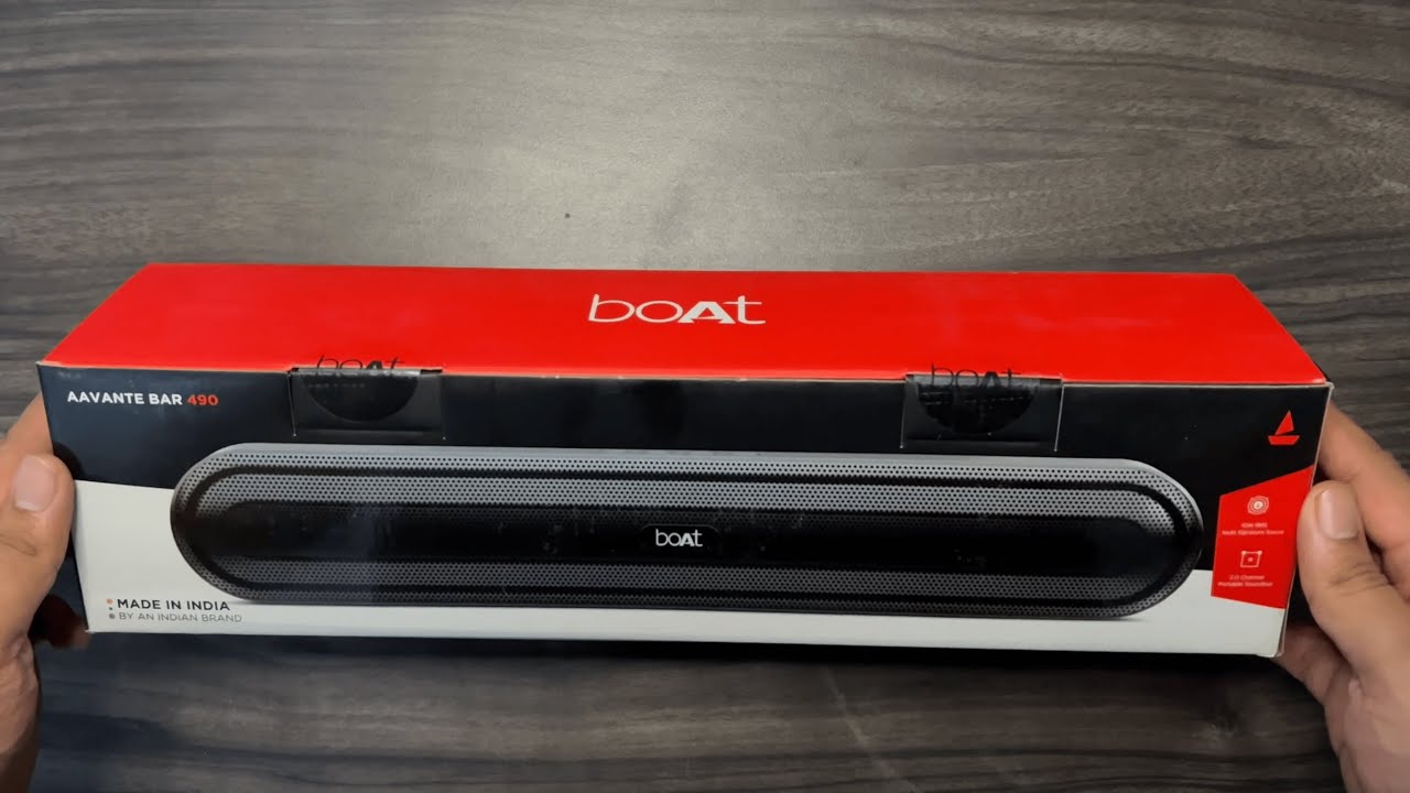 boAt Aavante Bar 490 | 4k Unboxing | Affordable & Powerful Bluetooth Soundbar in India Under Rs.1000