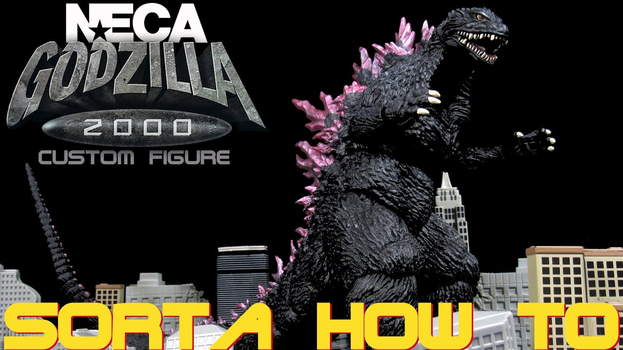 NECA Godzilla 2000 Millennium (1999) - Custom Action Figure - Sorta How To