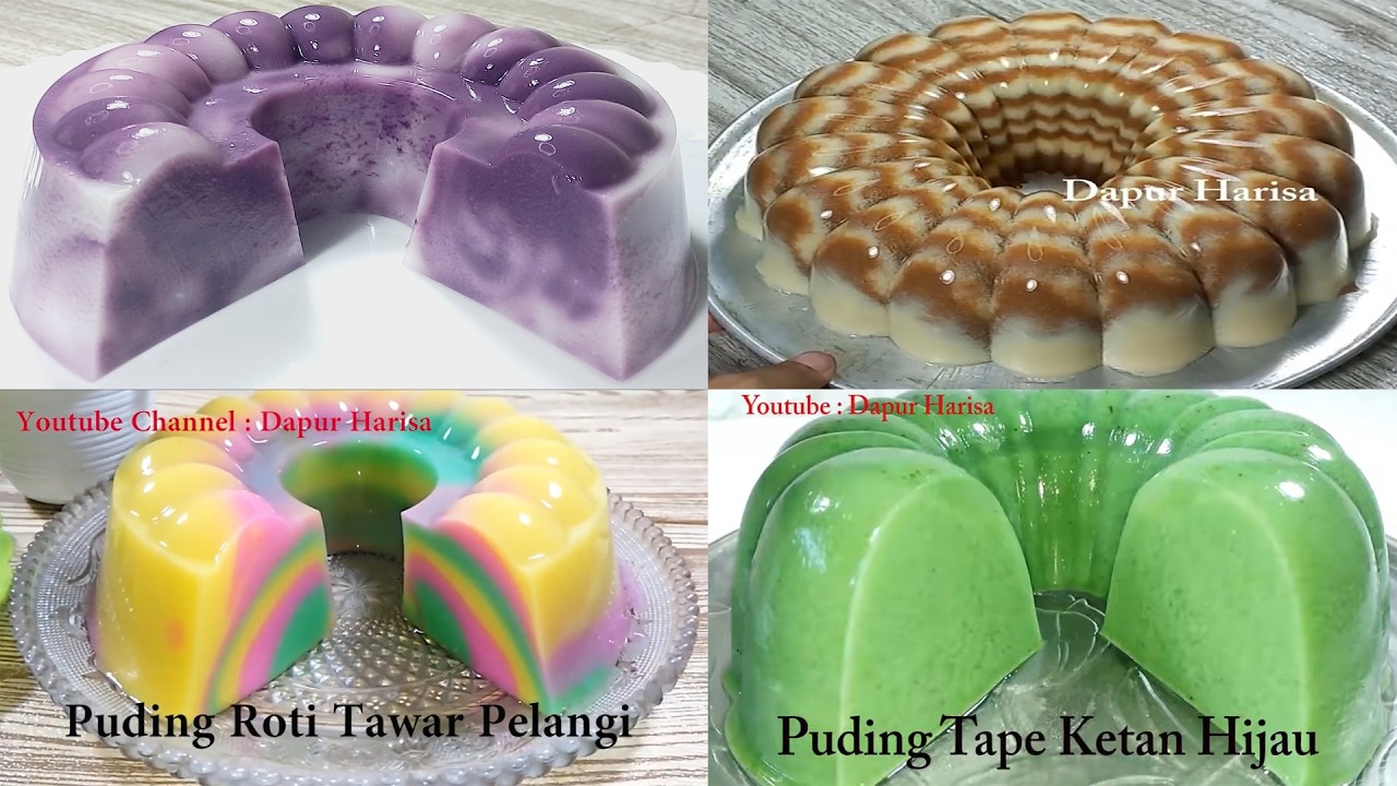 4 RESEP PUDING ENAK, CUMA DI ADUK ADUK AJA