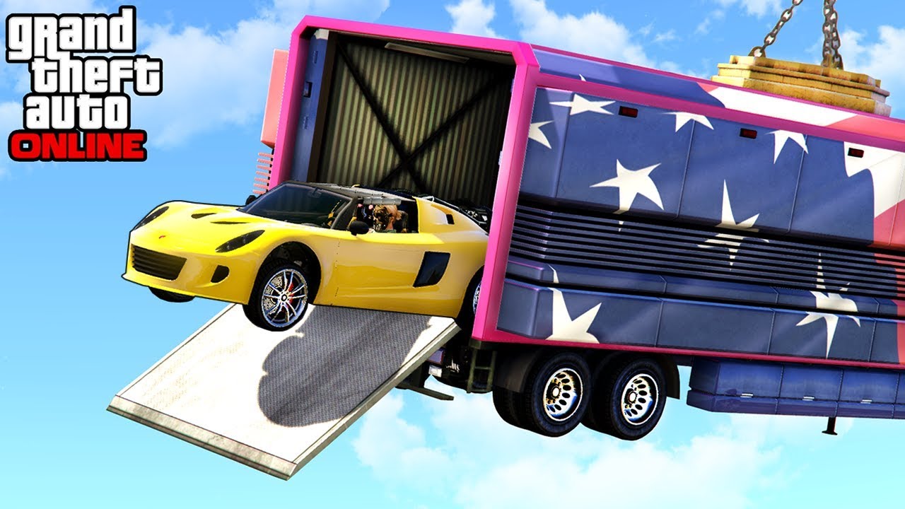 GTA 5: Online - Epic Cargo Plane Stunts and Custom Game Modes (Funny Moments & Fails)