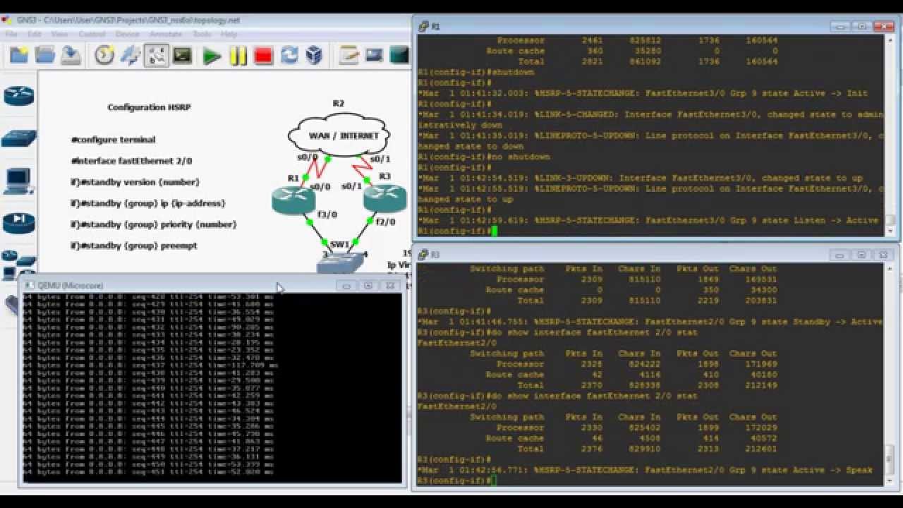Hot Standby Router Protocol HSRP - Configuración (FHRP - 3/5)
