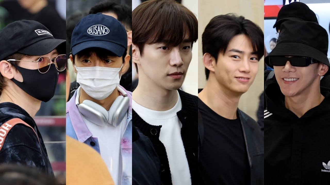 2PM(투피엠) 출국, 닉쿤 우영 준호 택연 준케이 Departure | 김포공항 • 231006