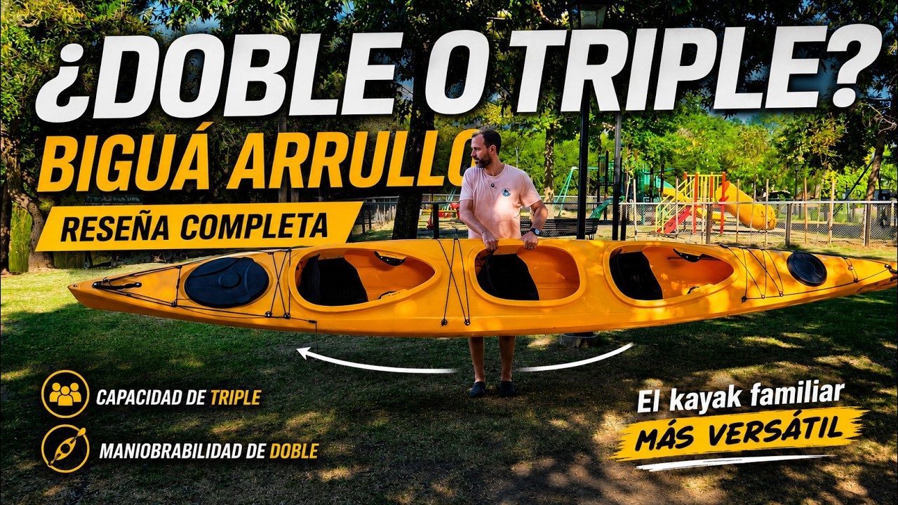 Biguá Arrullo: El Kayak que redefine la aventura familiar