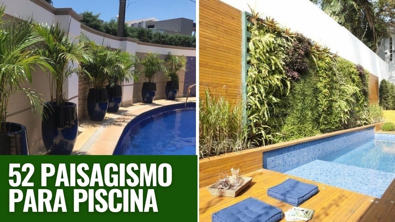 52 IDEIAS E MODELOS DE PAISAGISMO AO REDOR DA PISCINA QUE VOCÊ TEM QUE VER
