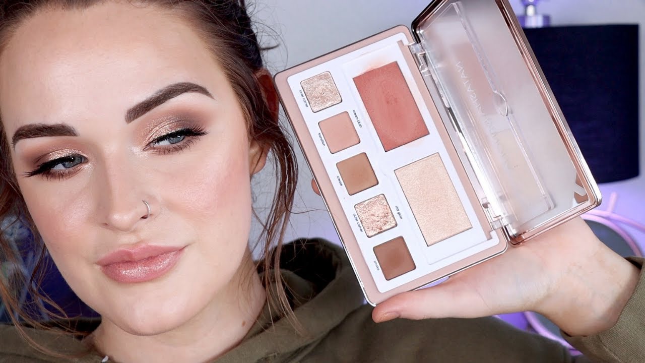 Палетка теней для век Natasha Denona Glam Face & Eye Palette Light | Урок + обзор