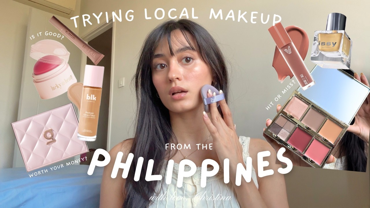 Пробую филиппинскую косметику 🇵🇭💄 (issy, grwm, BLK cosmetic и многое другое!!)