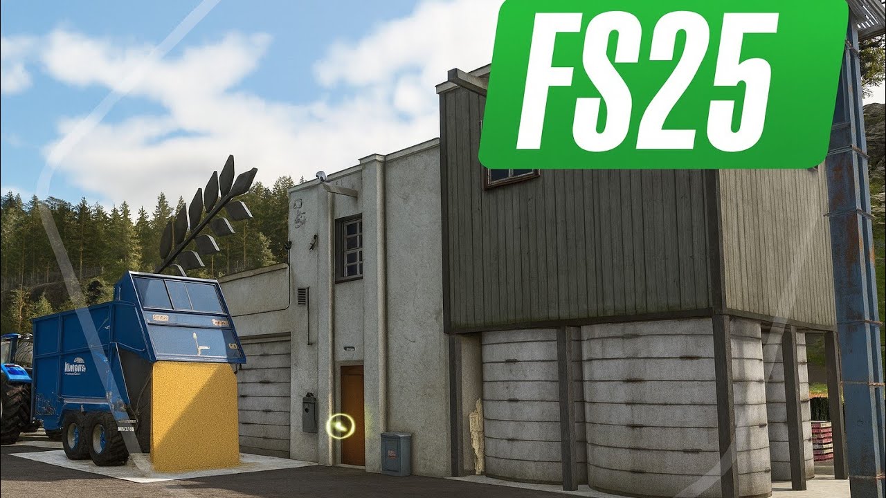 Fs 25 Highlads Fishing  búza betaakrítása, lisztmalom megvásárlása és gabona elhordás és bálázás