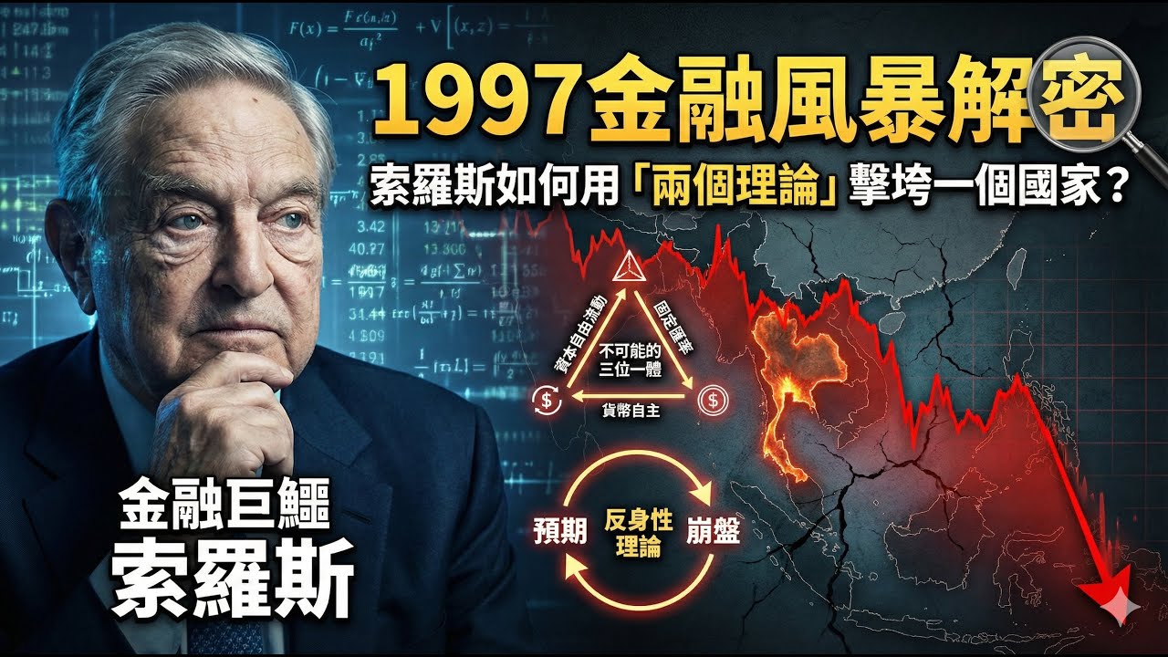 經濟學教科書級災難：什麼是「不可能的三角」？1997 金融風暴完全拆解