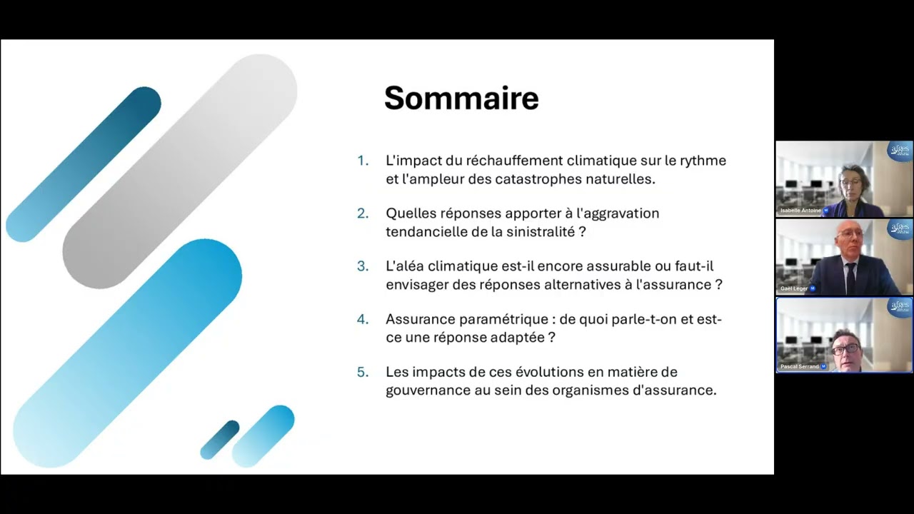 Un monde plus chaud est il encore assurable entre selection accrue et prevention quelles strategies