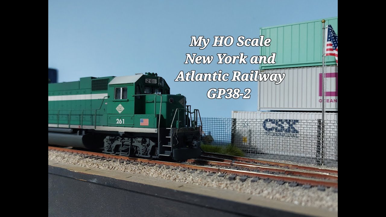 My HO scale New York and Atlantic Railway GP38-2