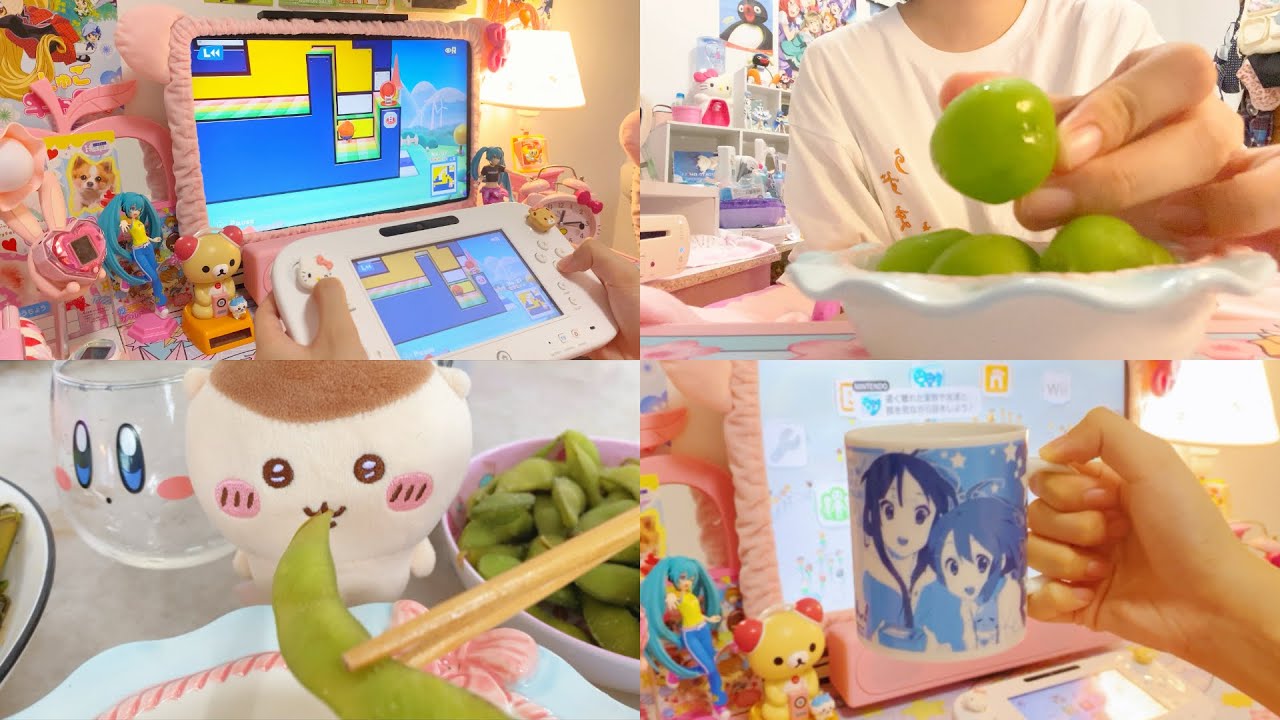 【vlog】 a 24-year-old homebody's evening routine 🍎☘️ wii u, cooking, manga!