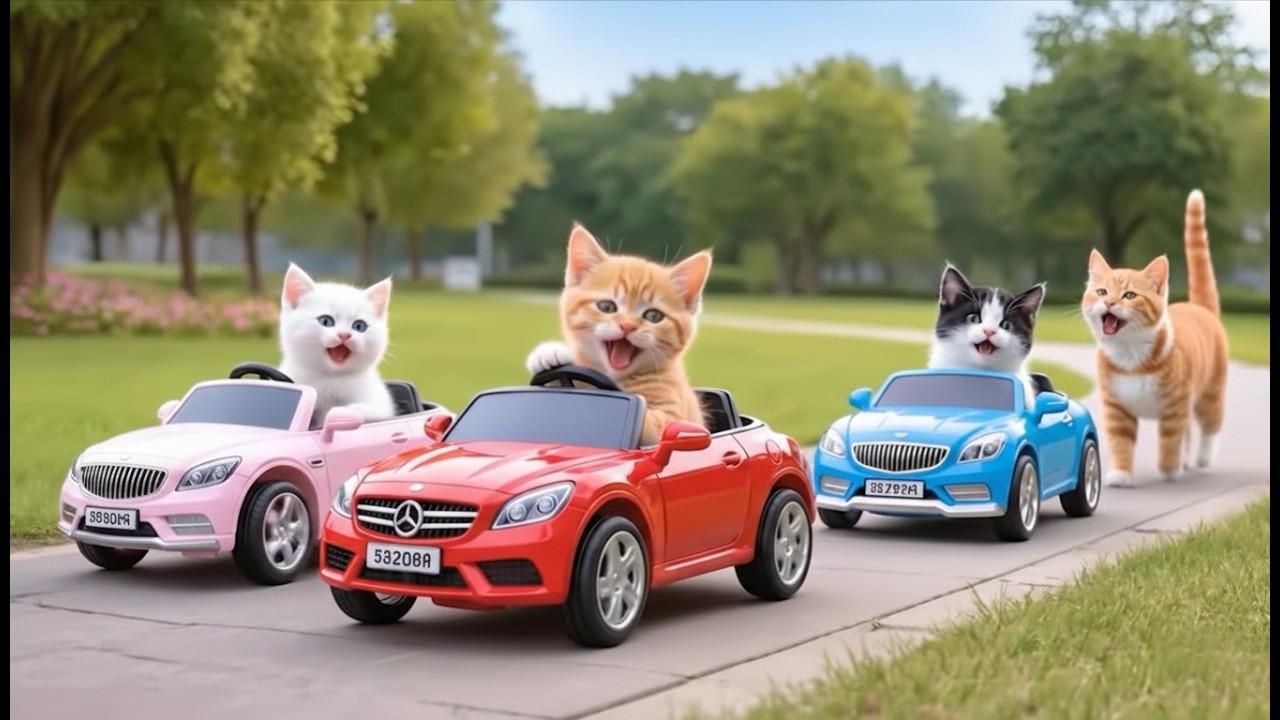 Mama Cat & Baby Kitten Build a Vegetable Business and Buy a Dream Car