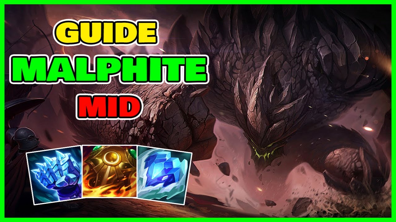 GUIDE MALPHITE MID S13 - GAGNER DES FREE LP AVEC UN TANK MID ! (gameplay &eacute;ducatif explicatif tips)
