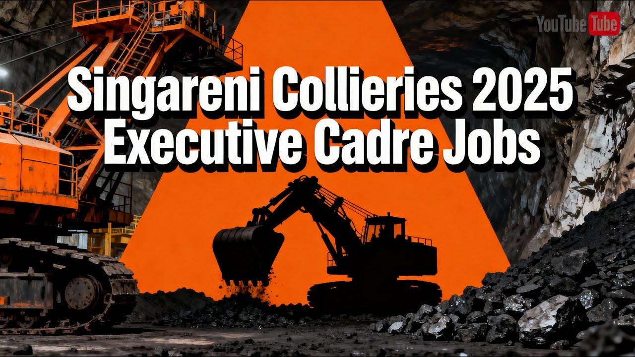 Singareni Collieries Executive Cadre Jobs 2025 | Latest SCCL Recruitment Notification, Eligibility