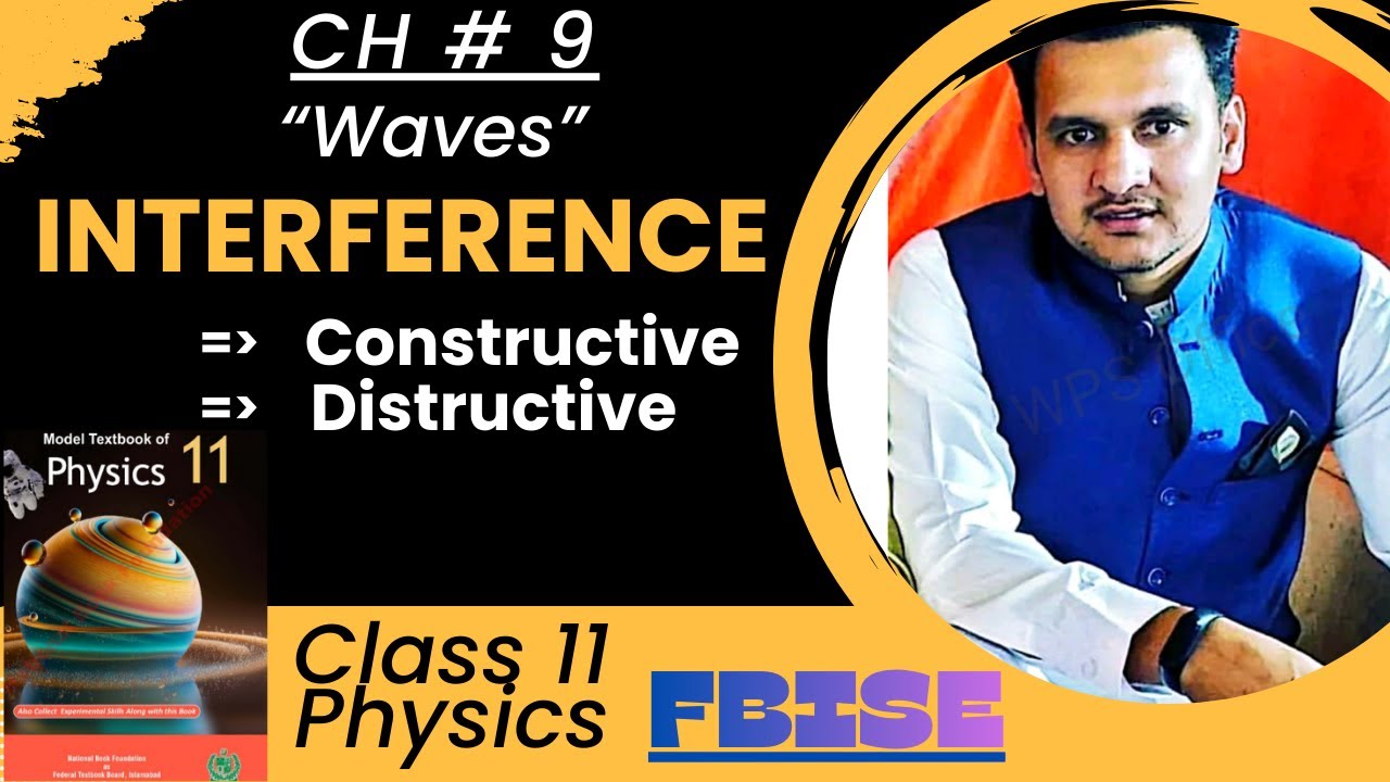 Interference Class 11 Physics||Superposition Of Waves Fbise||Class 11||By Danish Majeed