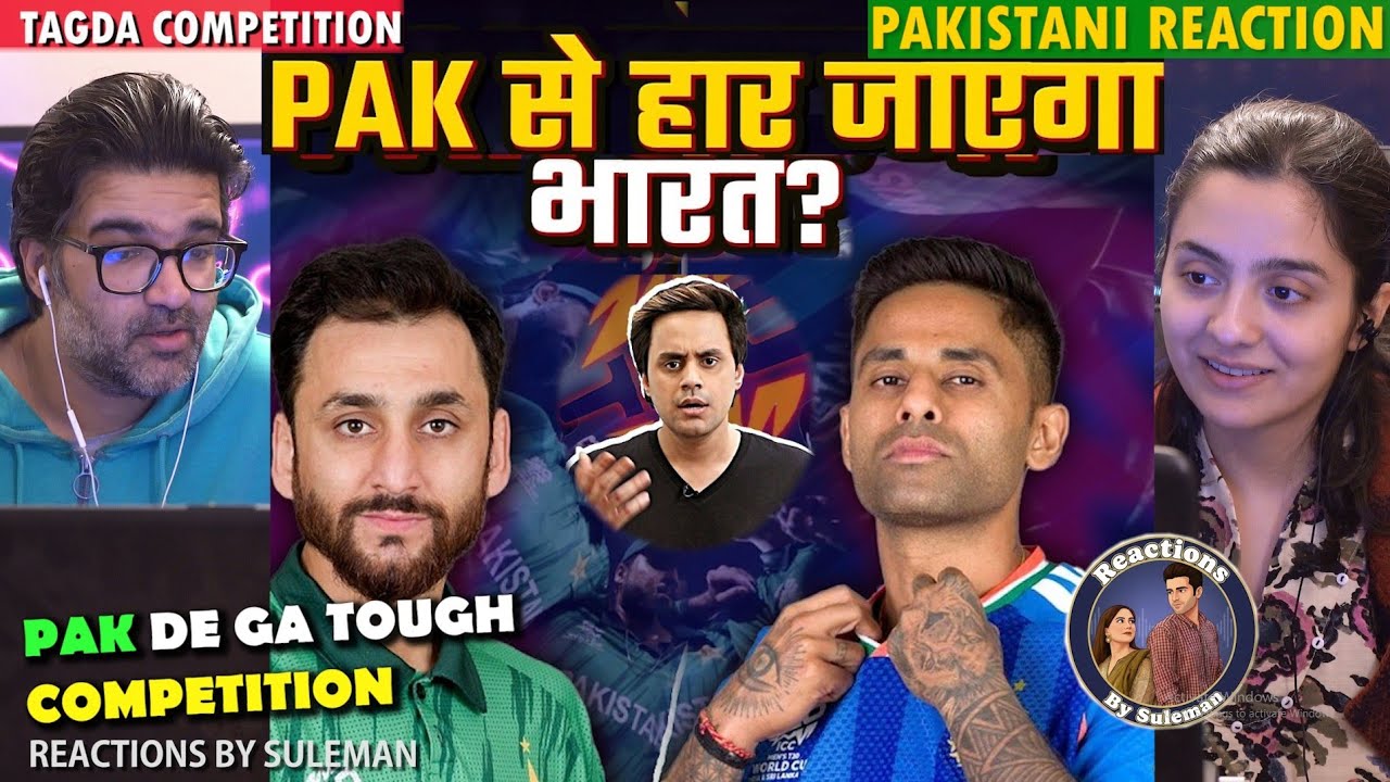 Pakistani Couple Reacts To USA &nbsp;को हराकर Pakistan ने किया बड़ा उलटफेर? | Ind Vs Pak Tagda Competition