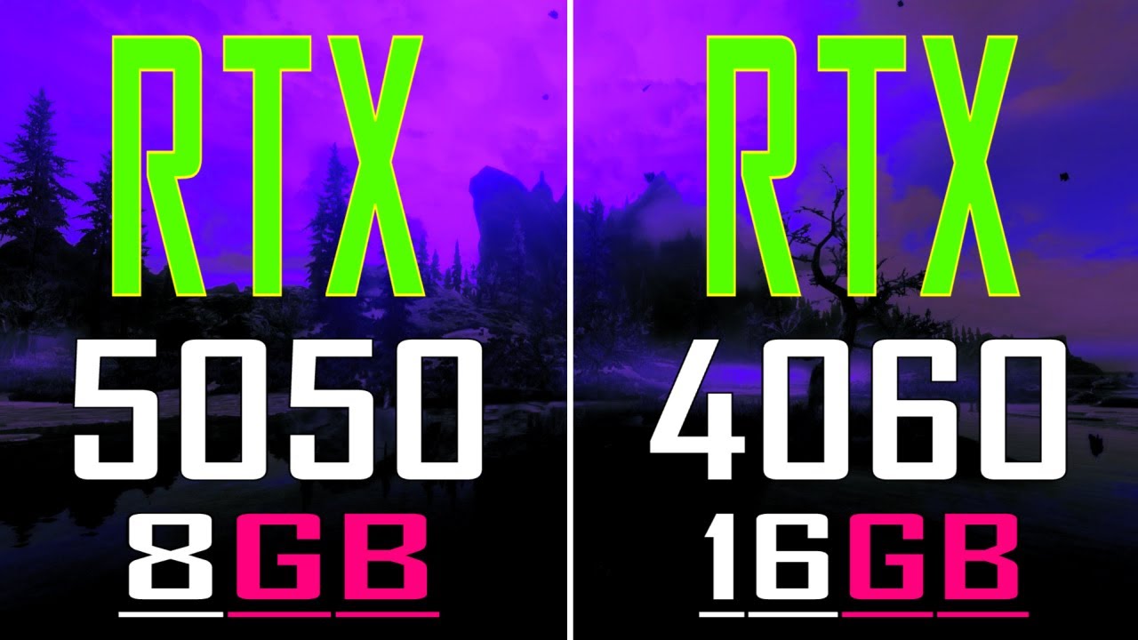 RTX 4060 vs RTX 5050 || PC GAMES BENCHMARK TEST ||